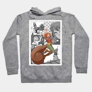 Squirrel Girl Comic Pin Up Hoodie